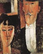 Amedeo Modigliani Bride and Groom Germany oil painting artist